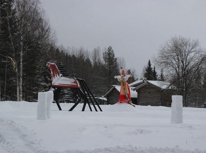 Российская глубинка готовится к празднеству Масленицы. Фото: Андрей Духин.